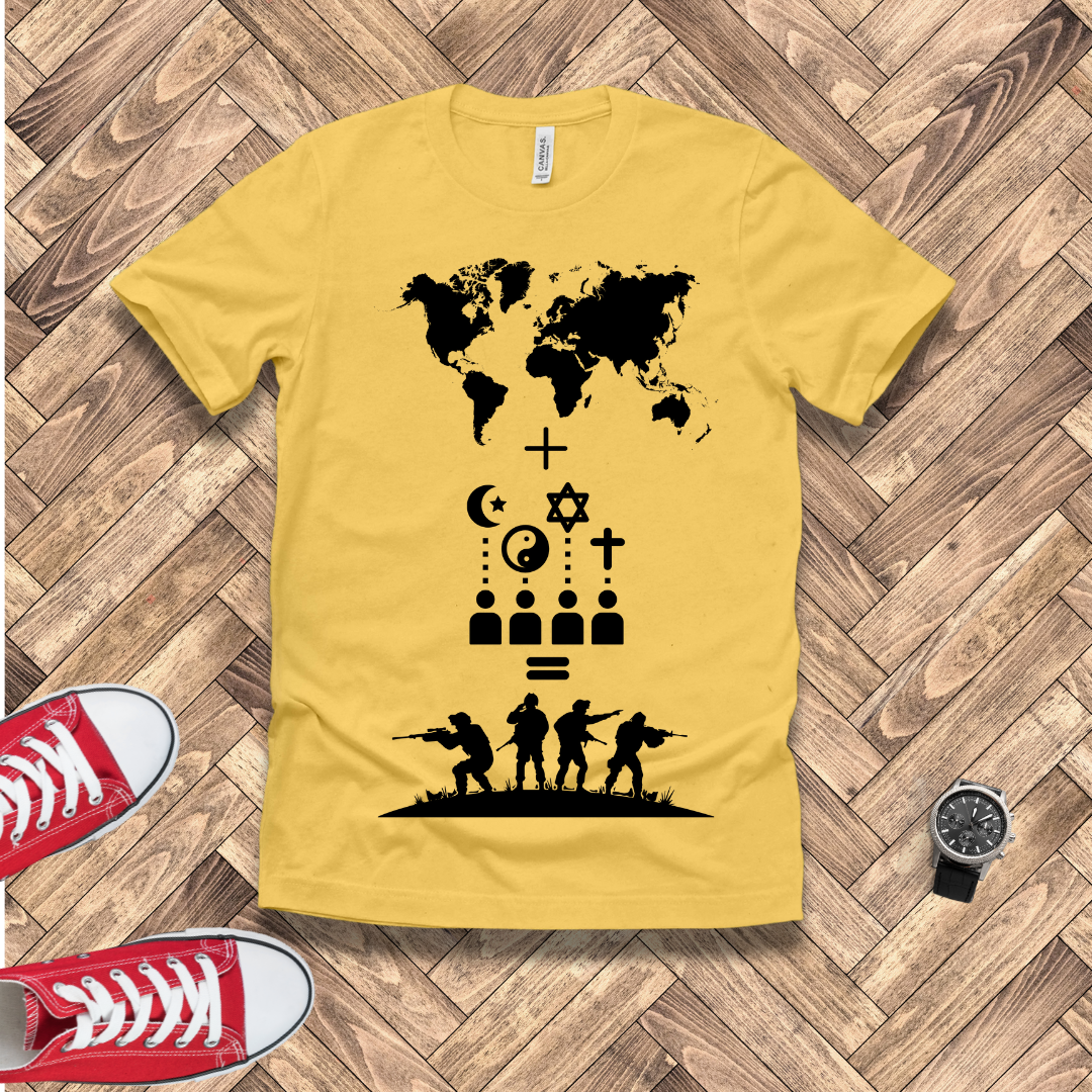 World + Faith = War