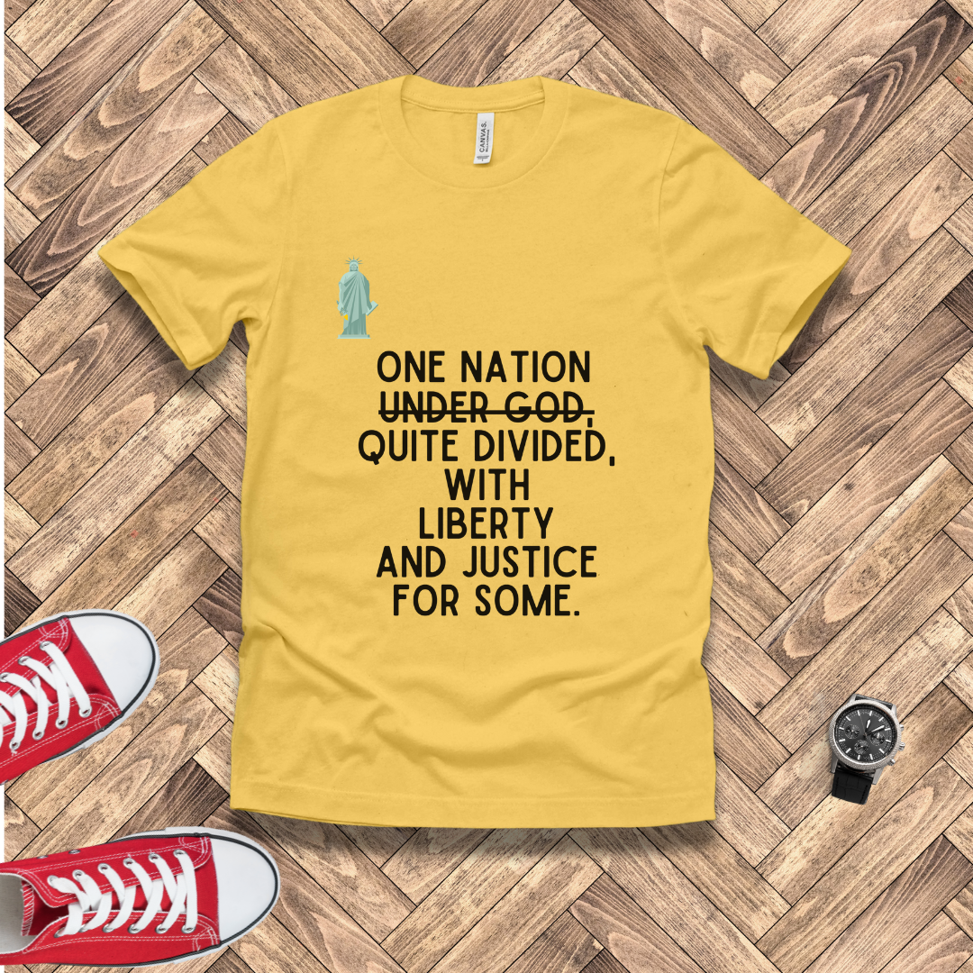 Liberty Weeps: A Divided Nation