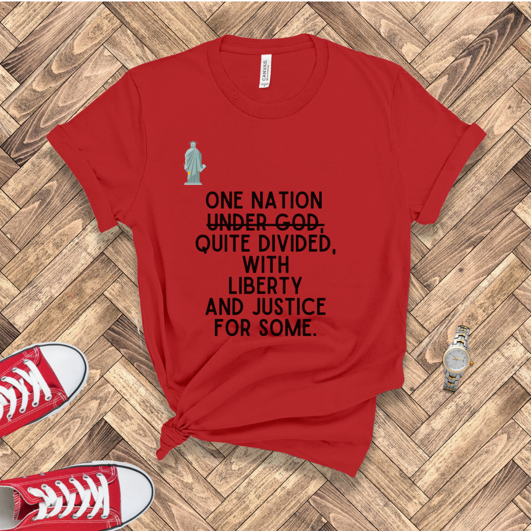 Liberty Weeps: A Divided Nation