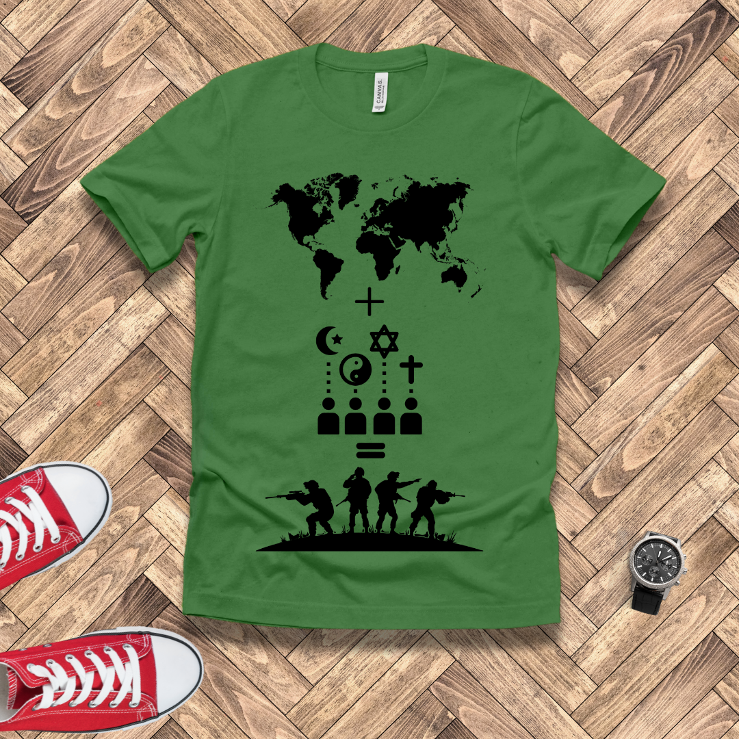 World + Faith = War