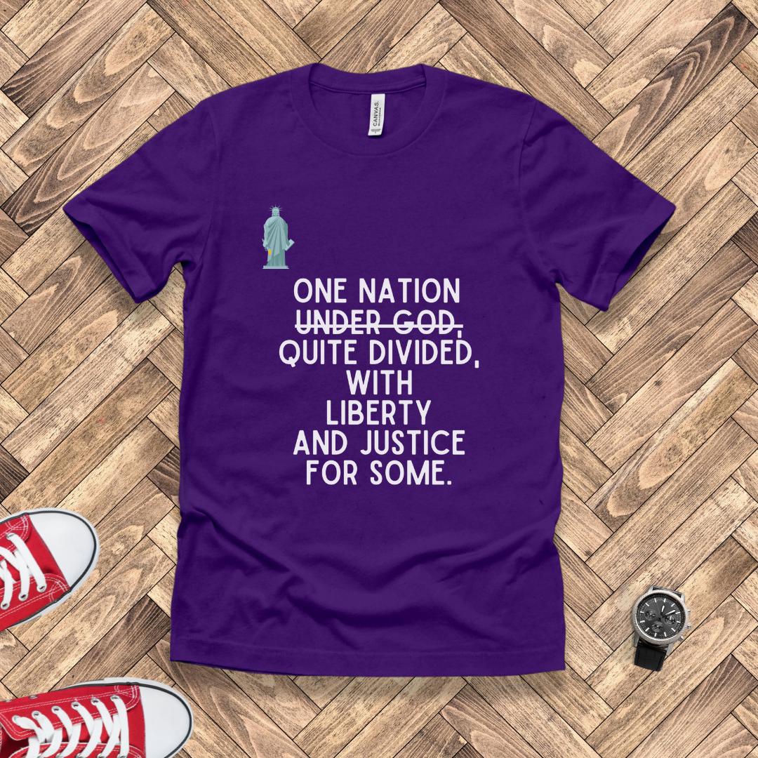 Liberty Weeps: A Divided Nation