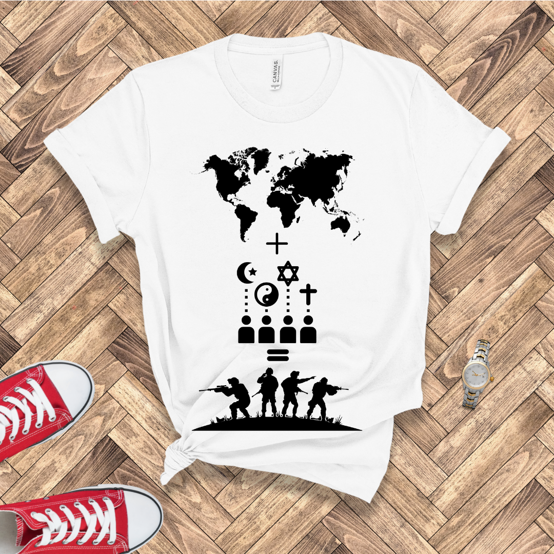 World + Faith = War