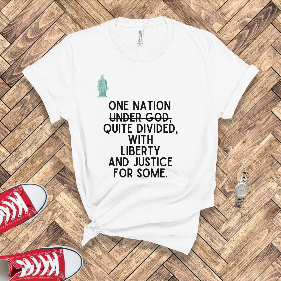 Liberty Weeps: A Divided Nation