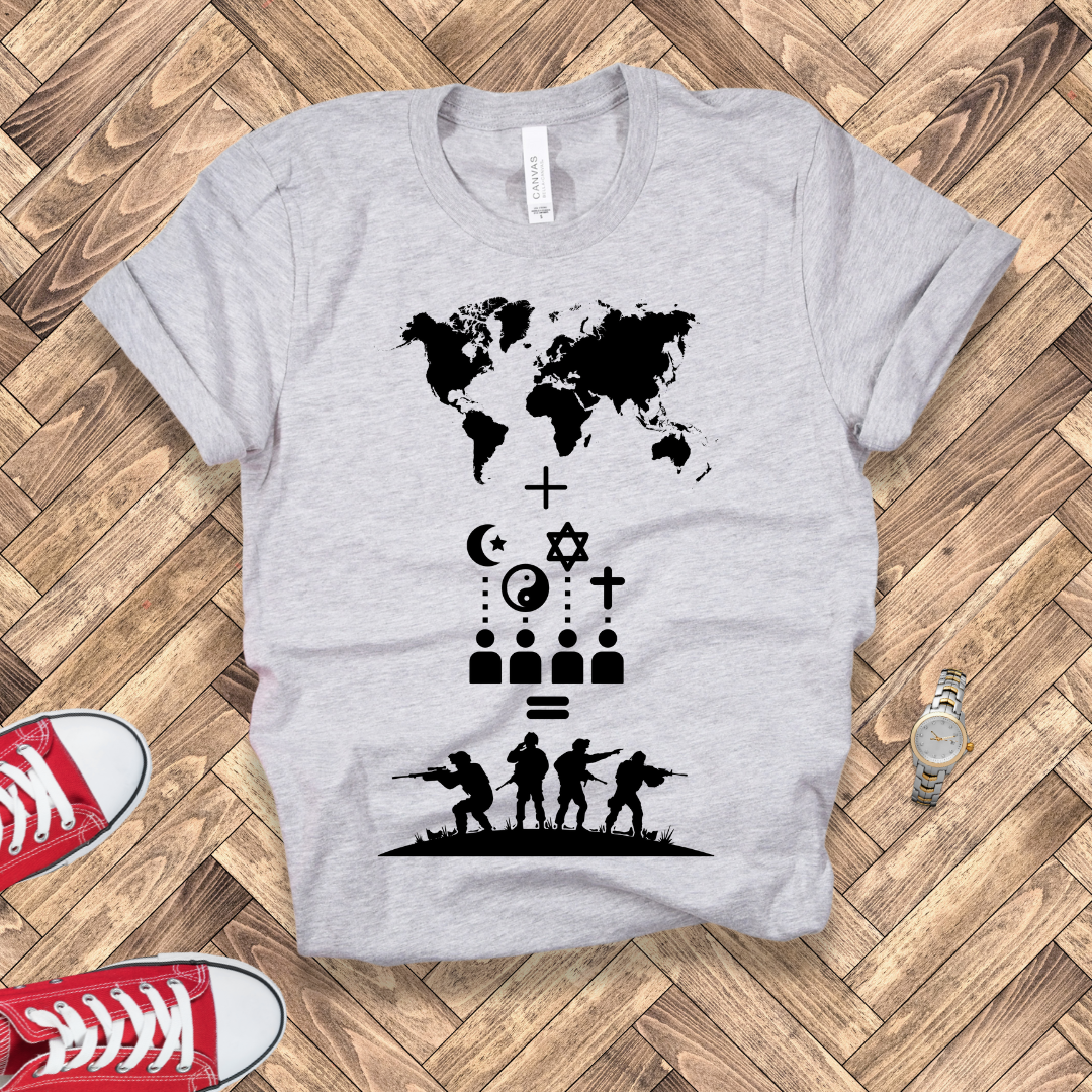 World + Faith = War