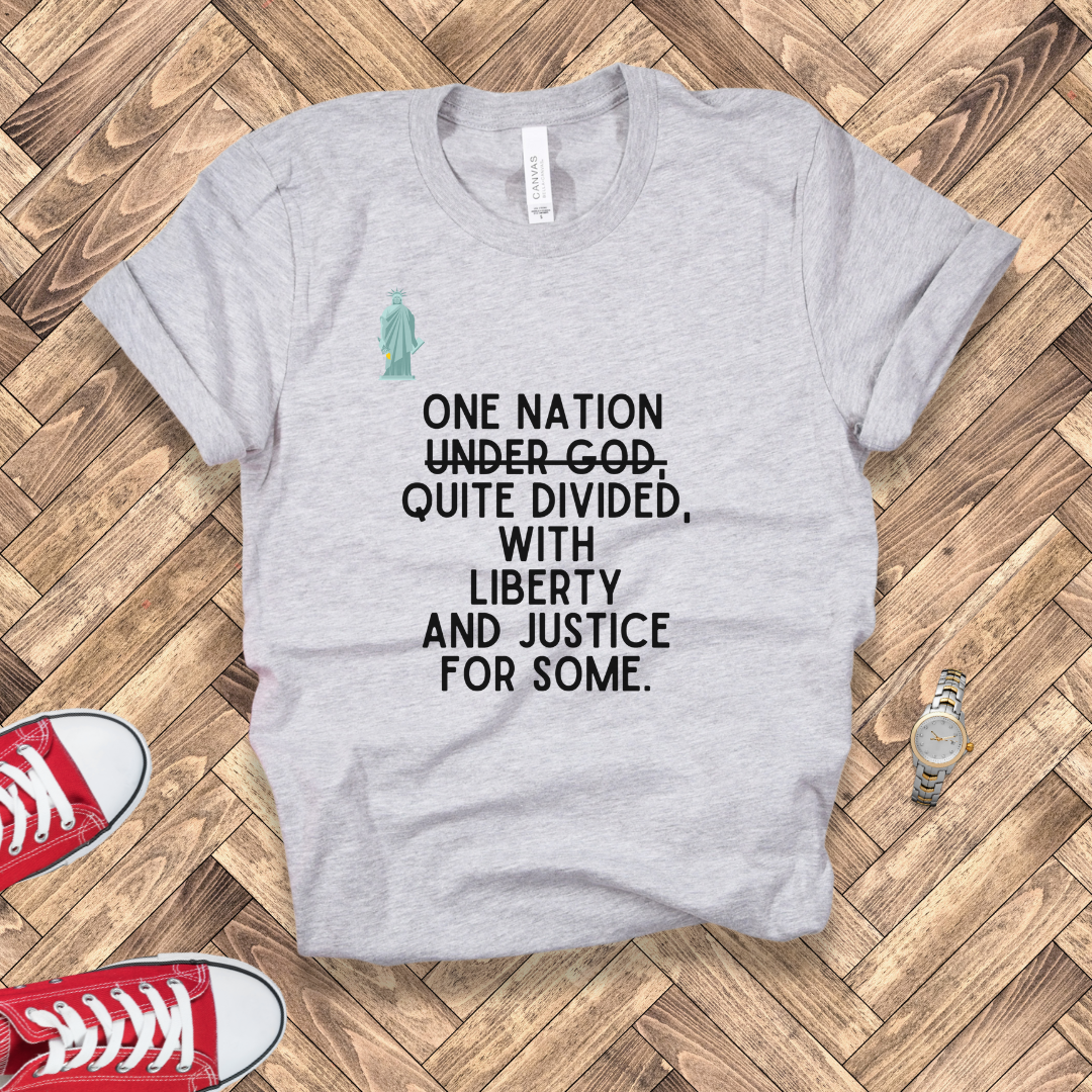 Liberty Weeps: A Divided Nation