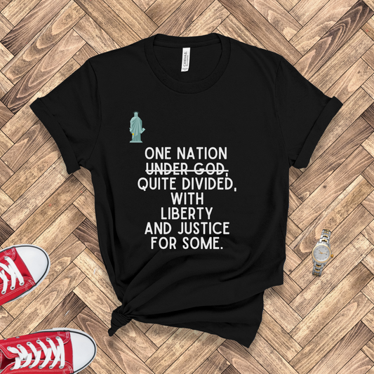 Liberty Weeps: A Divided Nation