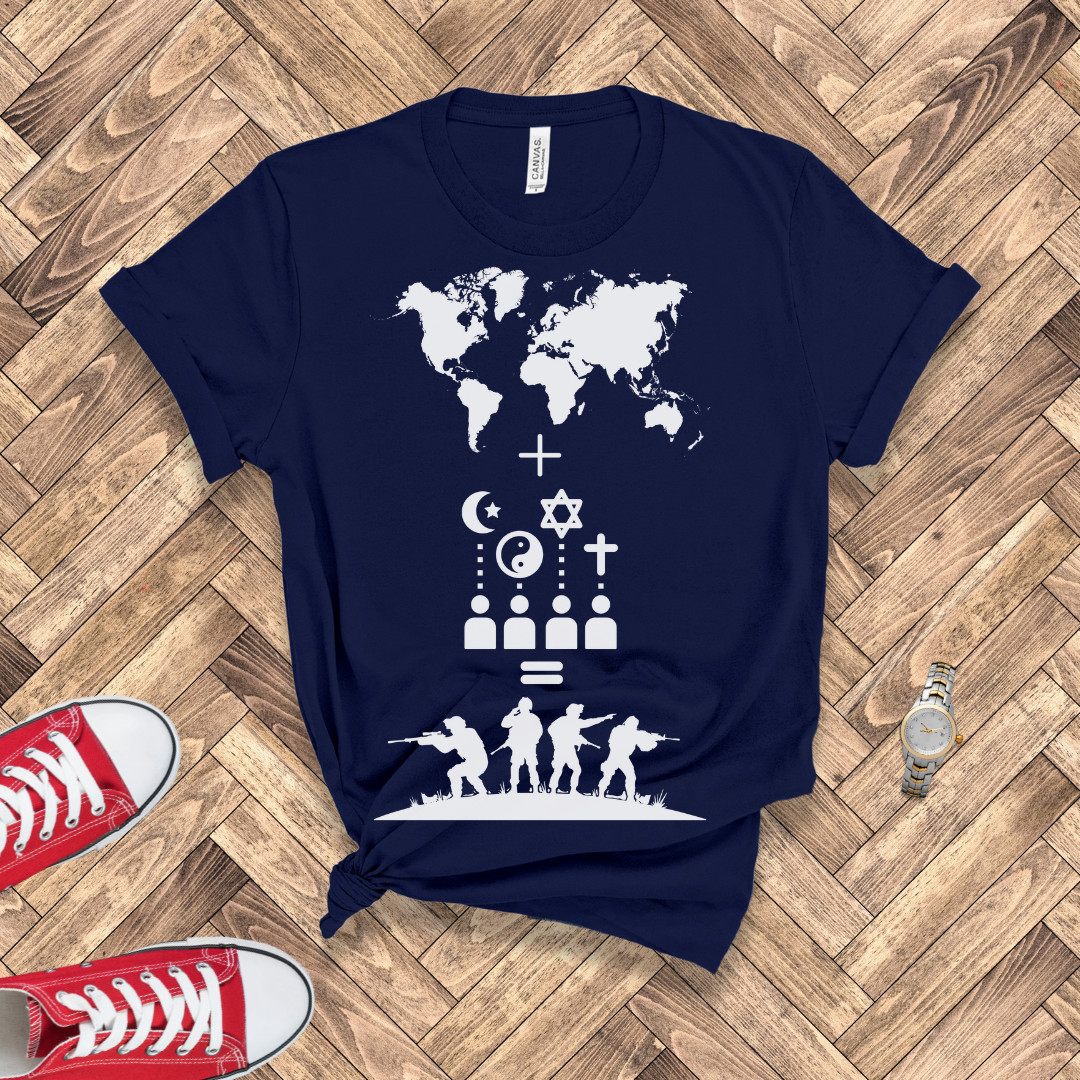 World + Faith = War